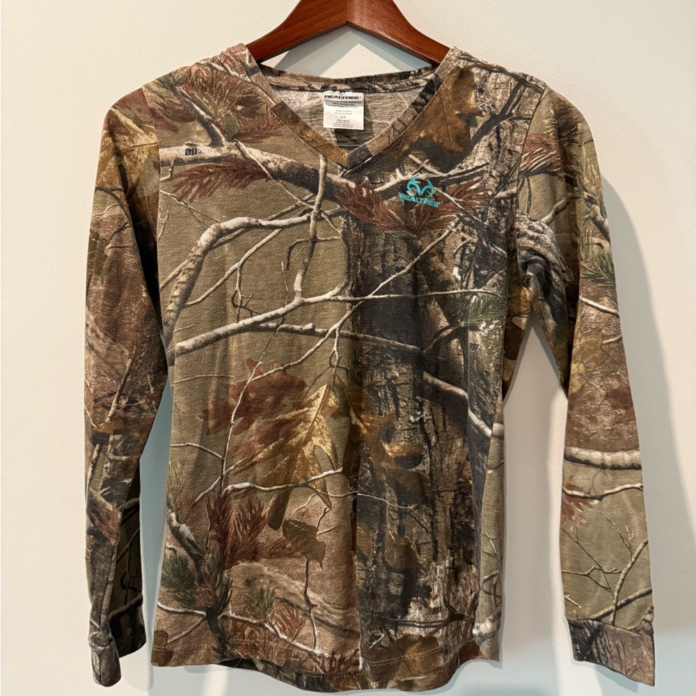 Realtree Camouflage Long Sleeve Tee